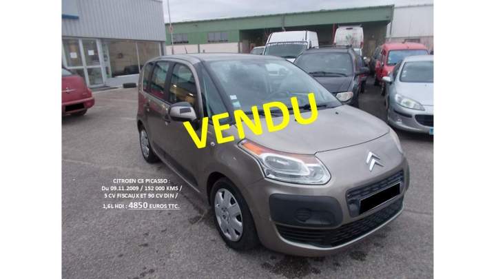 CITROEN C3 PICASSO BEIGE VENDU