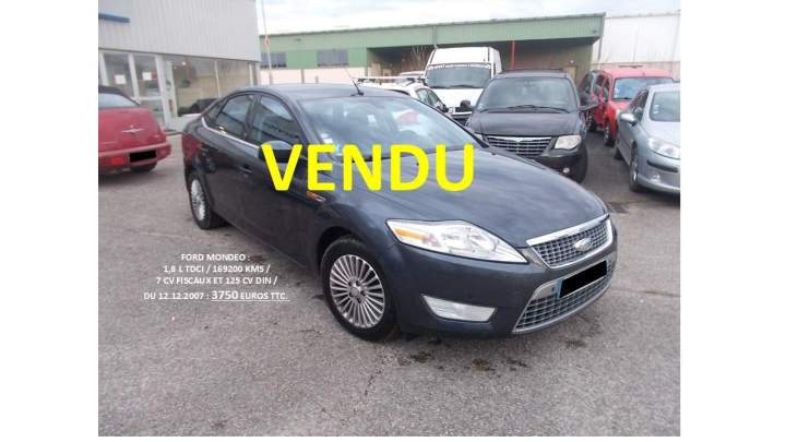 FORD MONDEO VENDUE