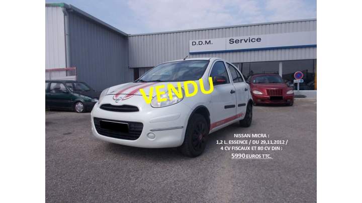MICRA NISSAN VENDUE
