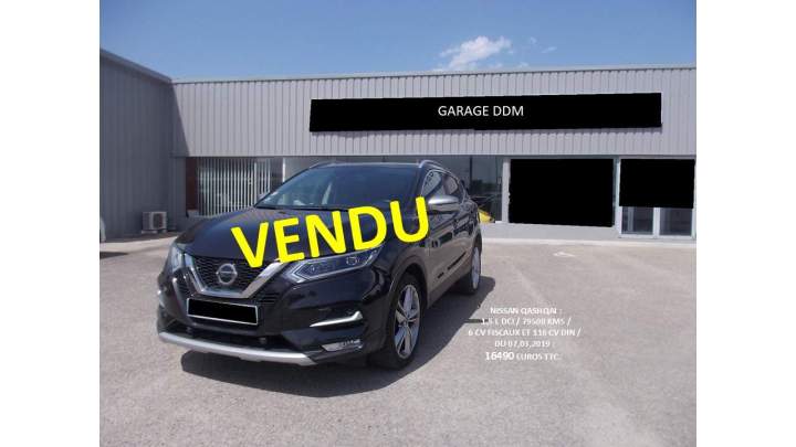 NISSAN QASHQAI VENDU