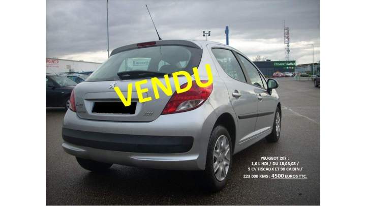 P207 VENDUE 